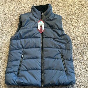 Free Country Blue Puffer Vest NWT